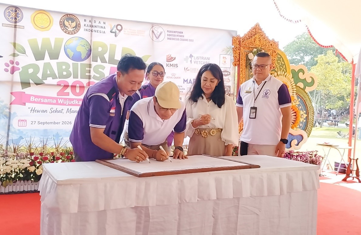 STRONGER TOGETHER, BALI PERKUAT KOLABORASI MENUJU BEBAS RABIES