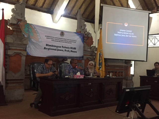 Dokumentasi Bimbingan Teknis KLHS di DisLH Prov. Bali