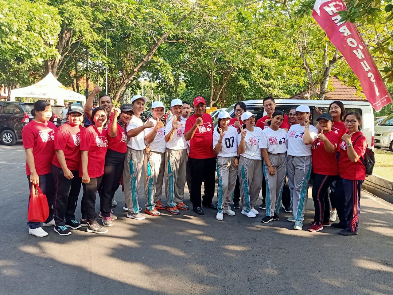 Meriahkan HKN 2019 DisLH Prov. Bali ikut berpartisipasi dalam Lomba Senam "NANGUN  SAT KERTHI LOKA BALI"