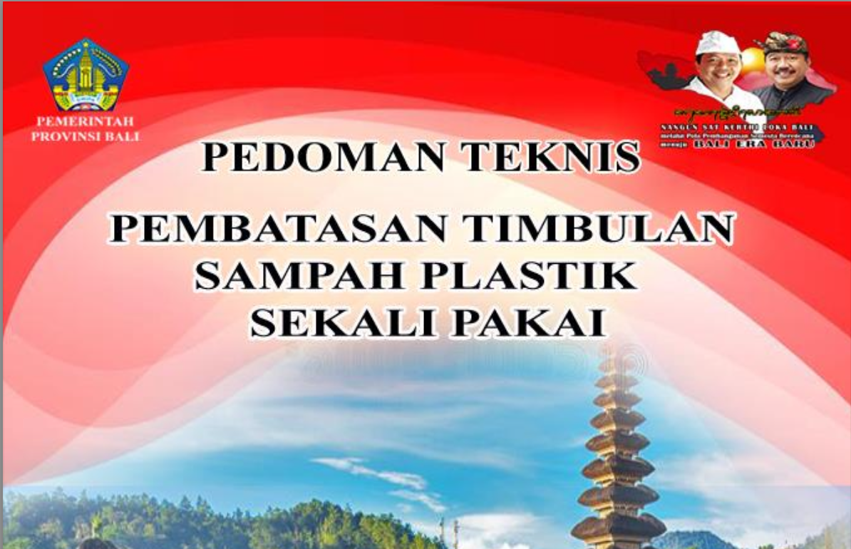 Pedoman Teknis Pembatasan Timbulan Sampah Plastik Sekali Pakai