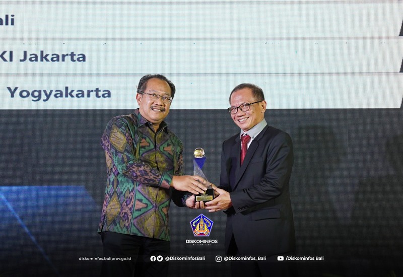 Anugerah Monev KIP Badan Publik 2022, Pemerintah Provinsi Bali Kembali Raih Predikat Informatif