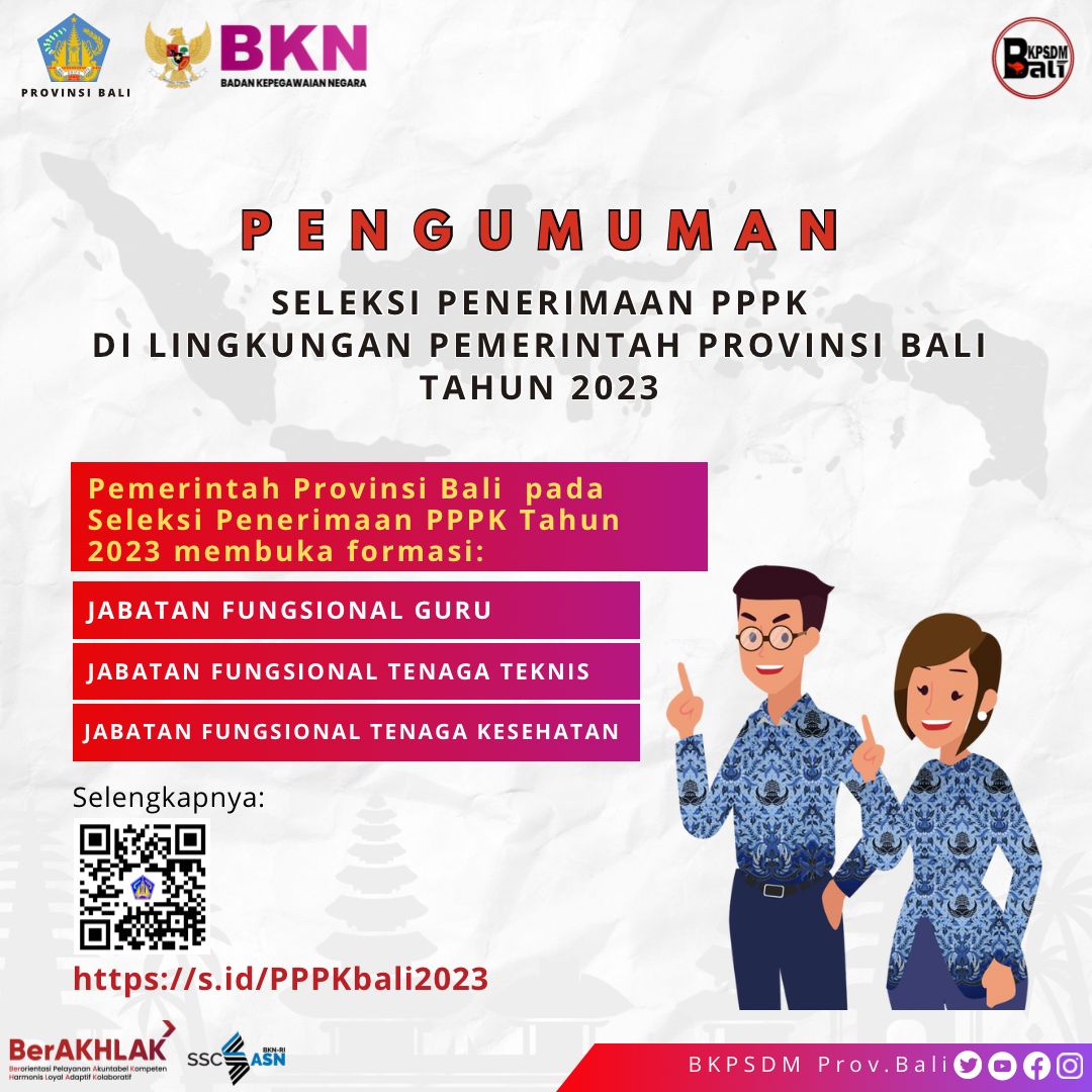 Hallo Semeton, Sudah siap bergabung menjadi ASN Pemprov Bali?????