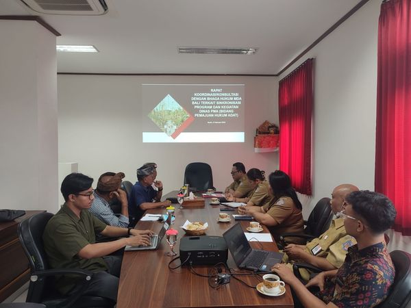 Sinkronisasi Program dan Kegiatan Bidang Pemajuan Hukum Adat DPMA