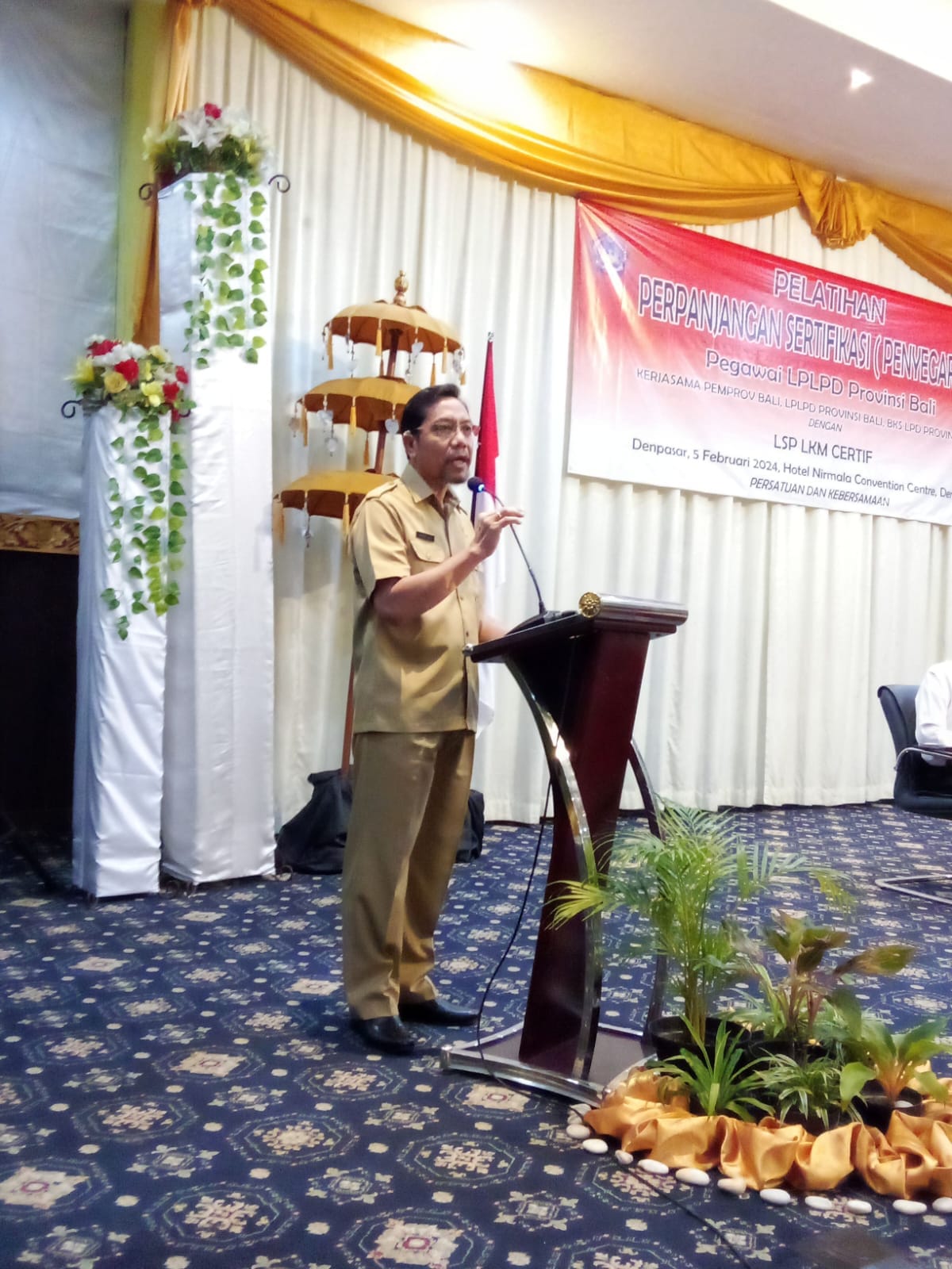Pelatihan Perpanjangan Sertifikasi “Penyegaran” LPLPD Provinsi Bali