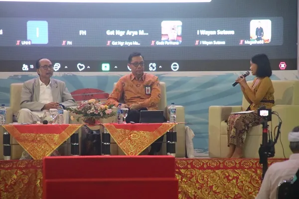 Kadis Agung Kartika Sebagai Pembicara Pada FGD UNHI “Relevansi Tri Hita Karana di Era Globalisasi”
