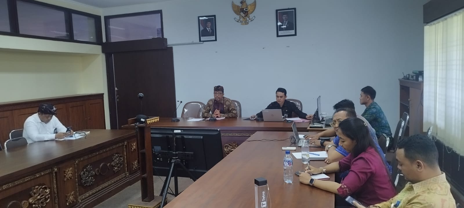 Rapat Percepatan Pelaporan LPJ Dana Hibah Desa Adat Tahun 2024 Secara Daring