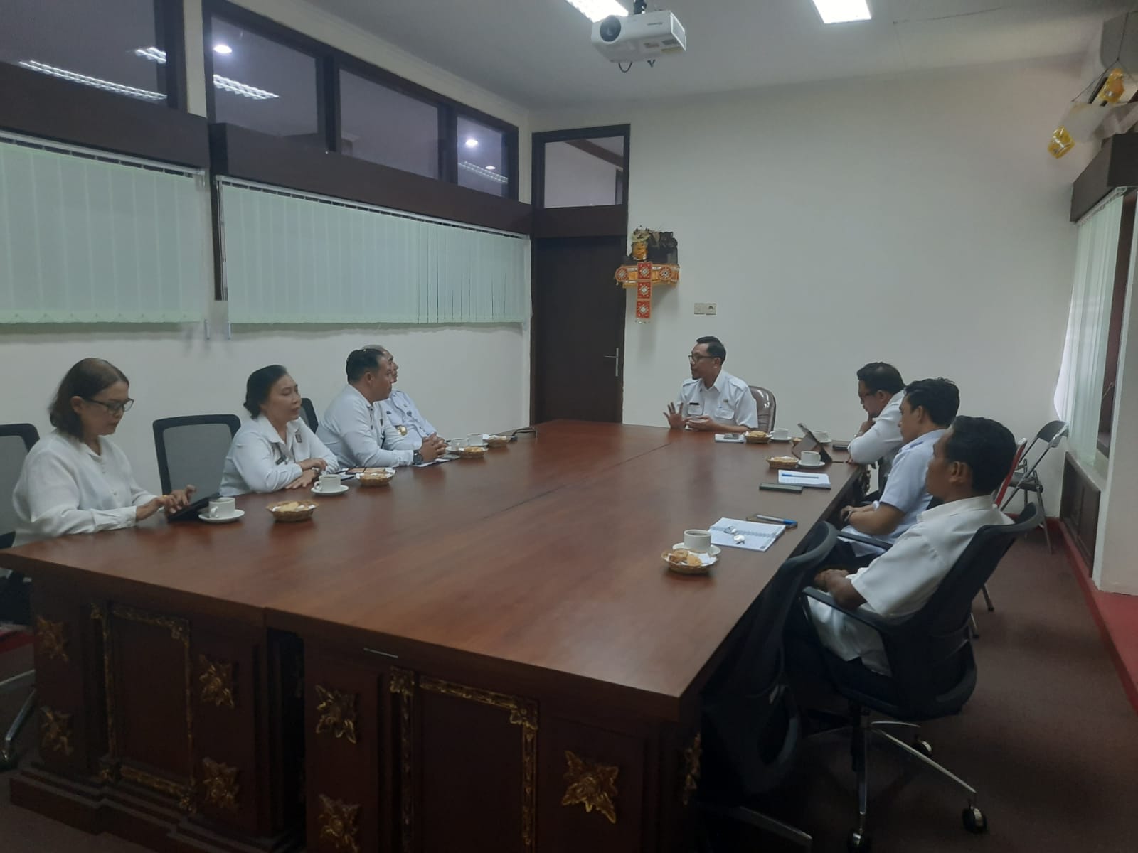 Audensi Kepala Divisi Hukum Kantor Wilayah Kementerian Hukum Bali