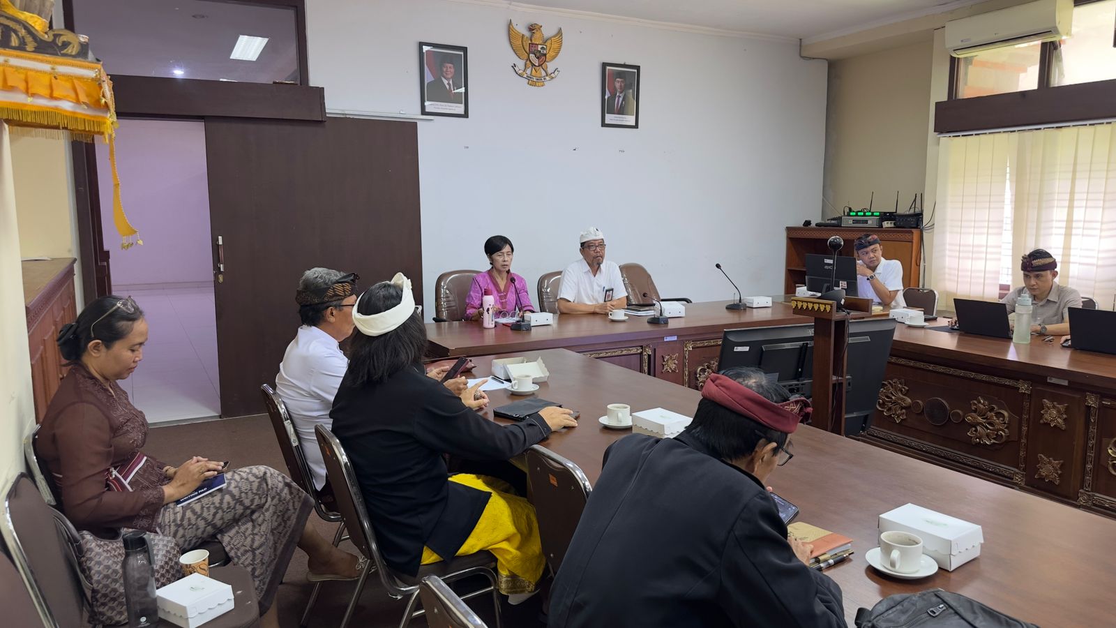 Perkuat Sinergi Pengelolaan Hibah, Dinas PMA dan MDA Bali Gelar Rapat Koordinasi