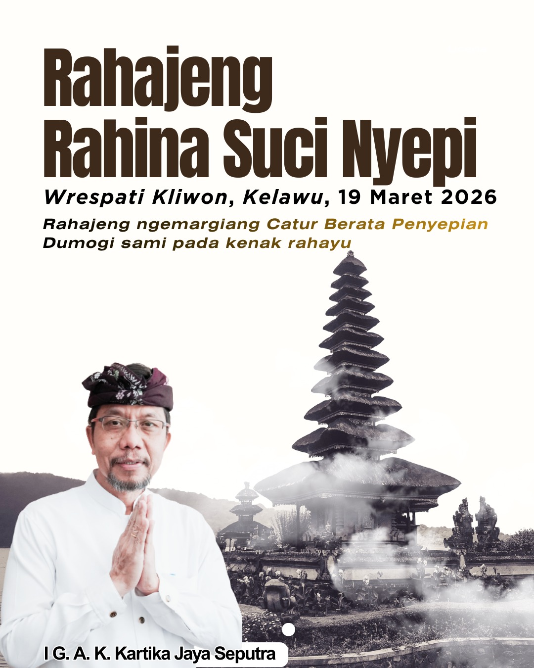 Selamat Hari Raya Nyepi Tahun Baru Saka 1948 Tahun 2026