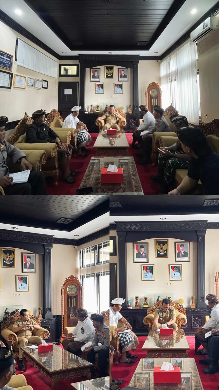 Kabid Pemajuan Hukum Adat Pimpin Audiensi Percepatan Implementasi Sipandu Beradat di Jembrana