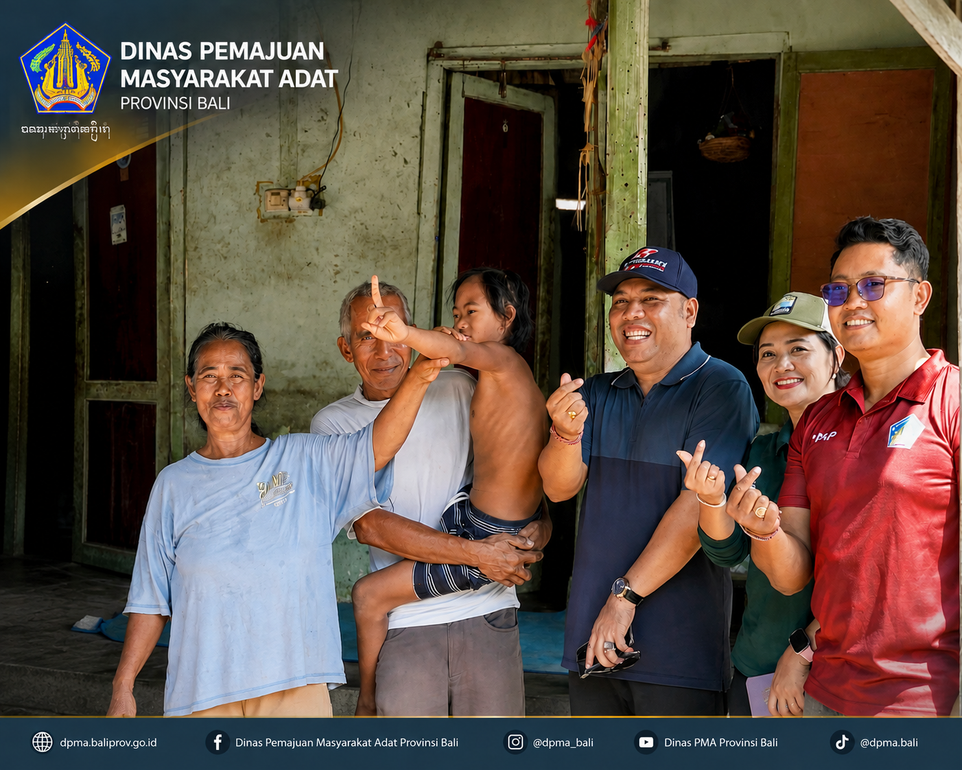 Program Bedah Rumah Tidak Layak Huni dalam Rangka HUT ke-68 Pemerintah Provinsi Bali
