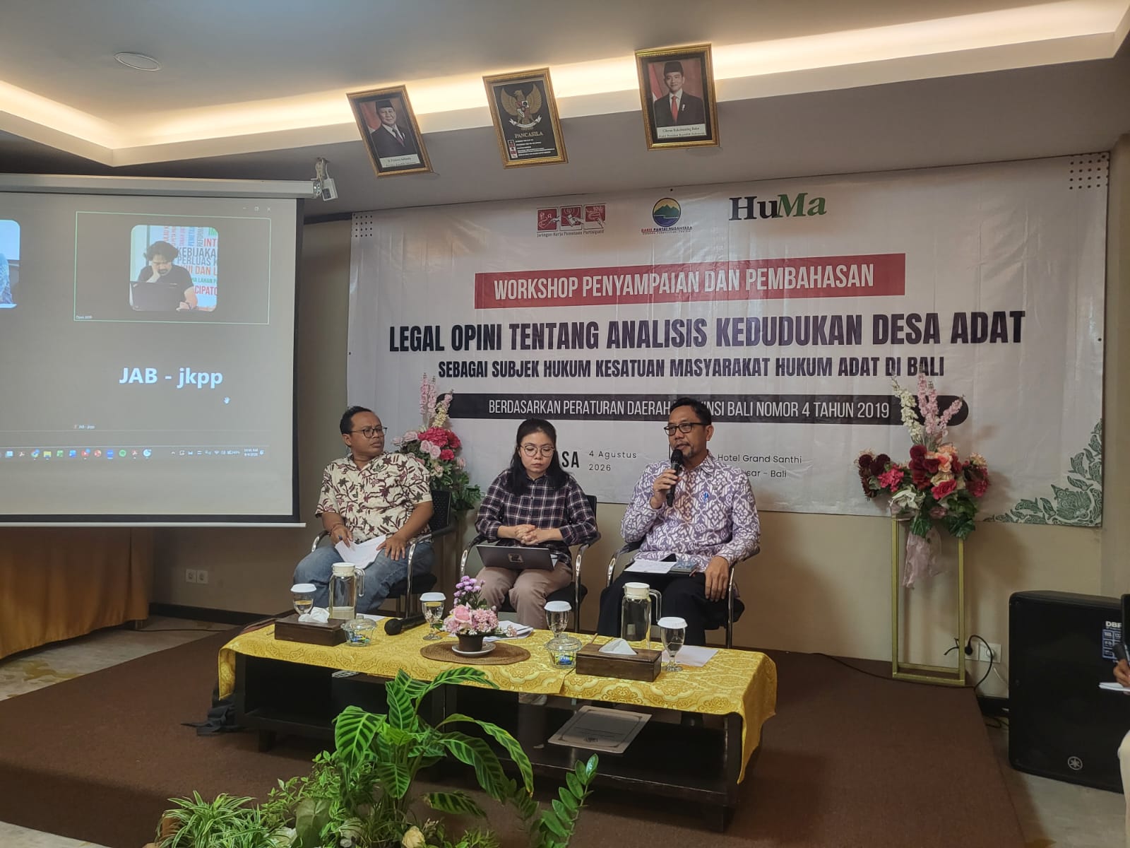 Kadis PMA Bali Buka Workshop Legal Opini Kedudukan Desa Adat sebagai Subjek Hukum KMHA