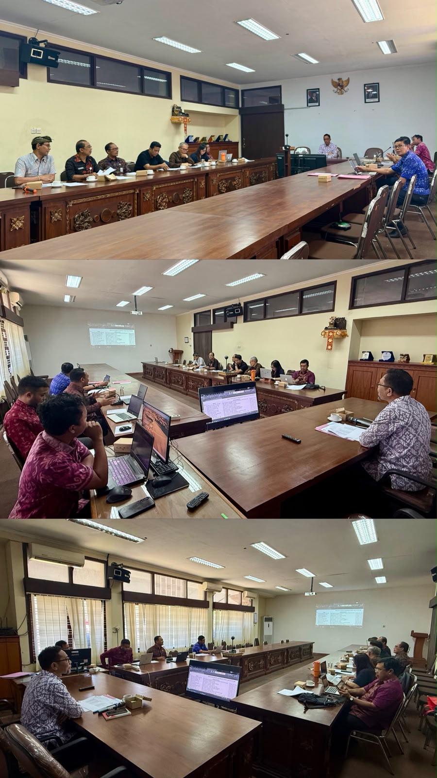 Kadis PMA Pimpin Rapat Pleno Pembahasan Hasil Seleksi Pengisian Jabatan LPLPD Provinsi Bali