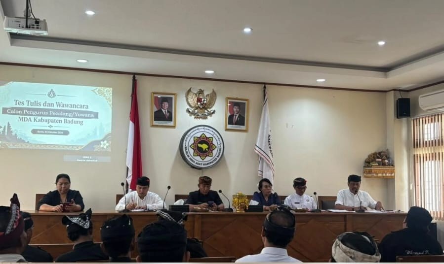 Bidang Pemajuan Hukum Adat Laksanakan Verifikasi Pemilihan Prajuru, Pacalang, dan Yowana MDA Kabupaten Badung