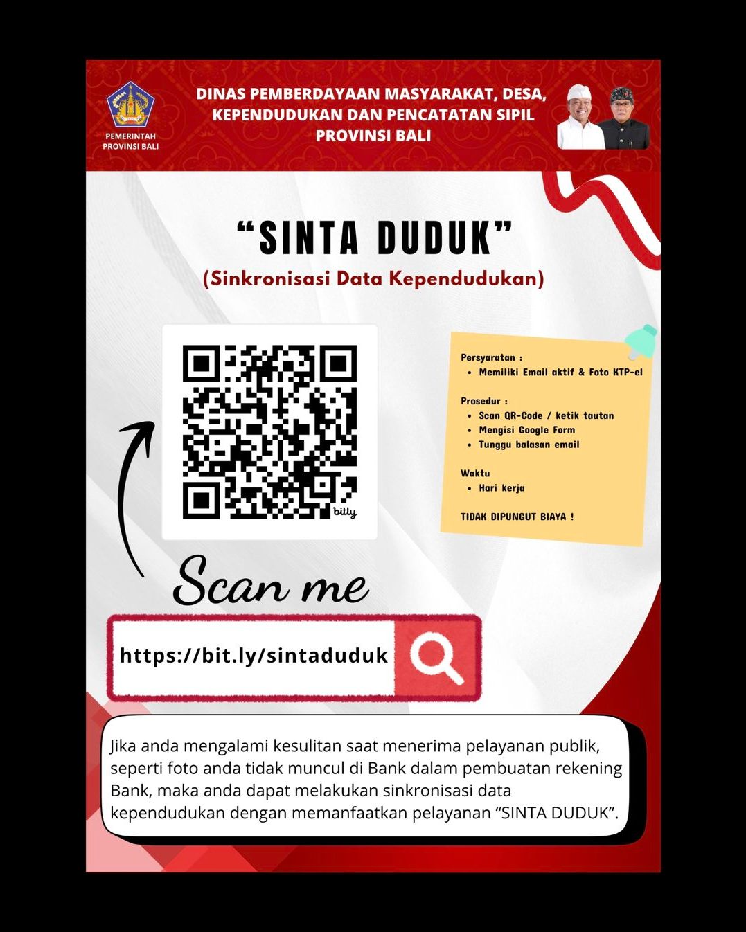 Sinkronisasi Data Kependudukan (SINTA DUDUK) DPMD DUKCAPIL Provinsi Bali