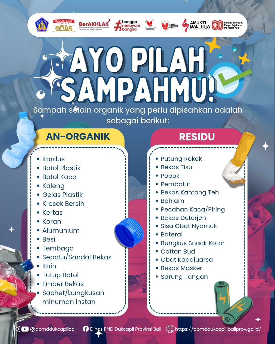 ?️♻️ Pilah Sampah, Mulai dari Rumah!