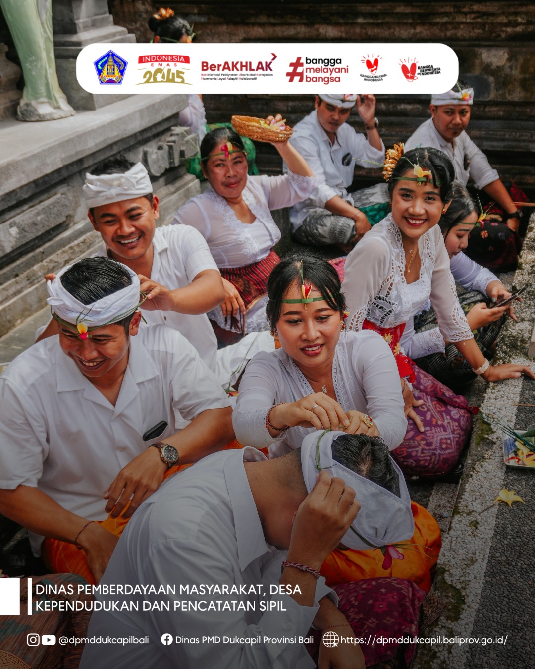 Upacara "Mejaya-jaya" PPPK DPMD DUKCAPIL