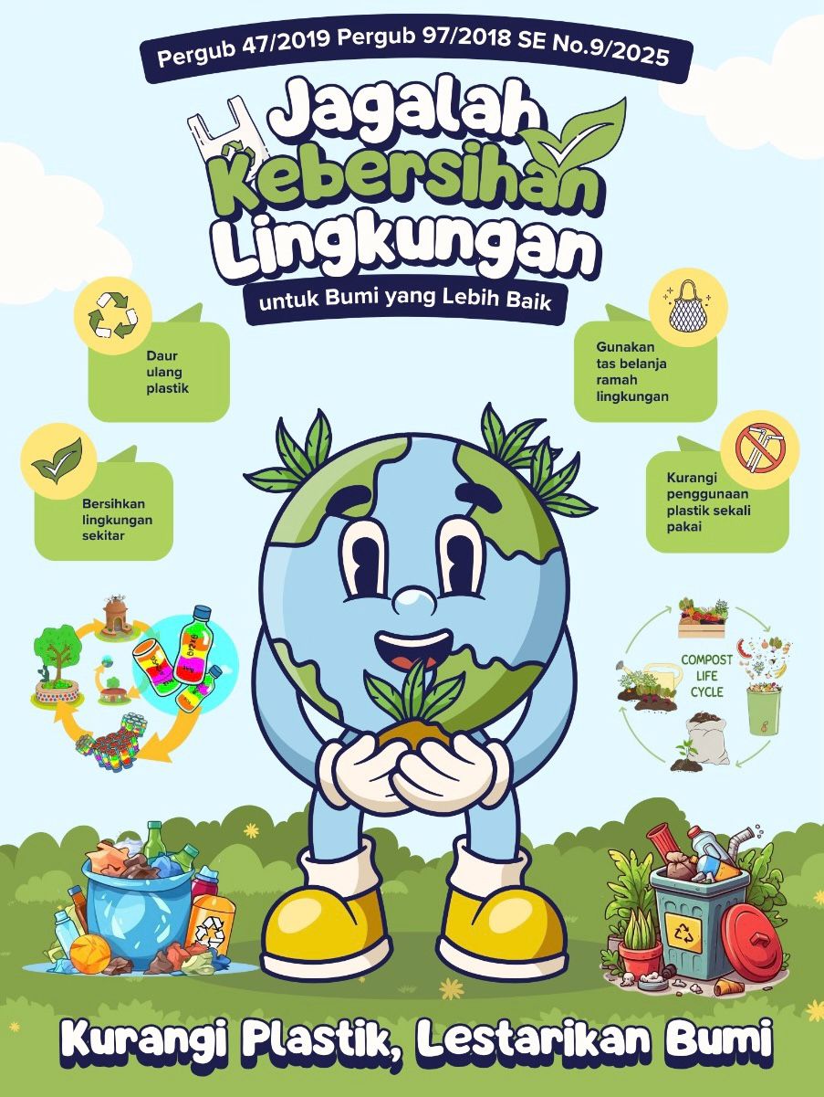 ?? Jaga Kebersihan Lingkungan, Kurangi Plastik!