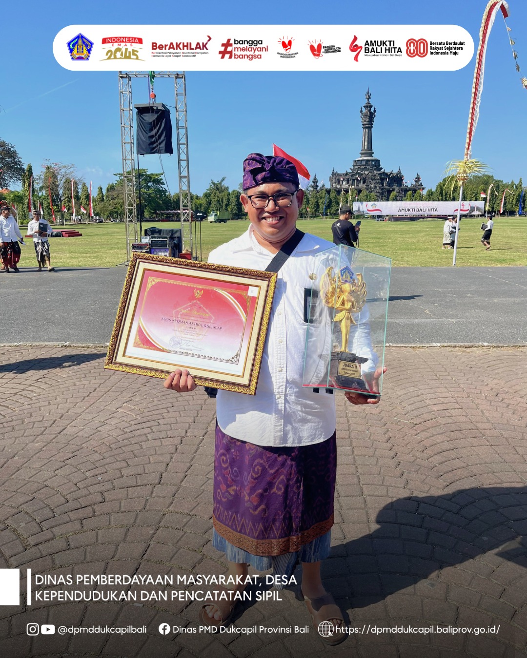 Juara II ASN Berprestasi Pemerintah Provinsi Bali Tahun 2025