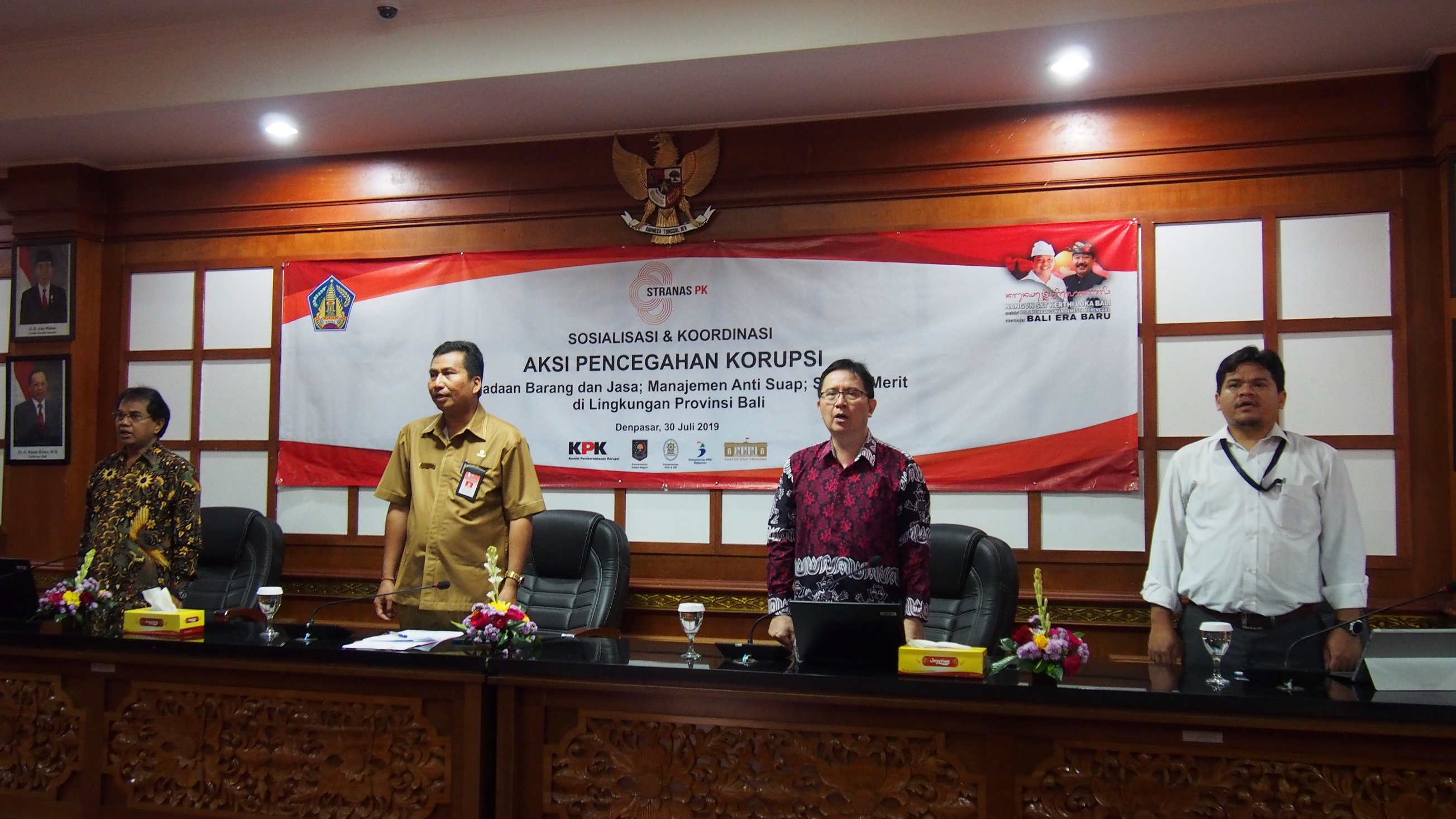 Penjelasan dan Diskusi Aksi Strategi Nasional Pencegahan Korupsi (Stranas PK), khususnya Pengadaan Barang dan Jasa (PBJ) dan Penguatan Pelaksanaan Reformasi Birokrasi Sistem Merit.