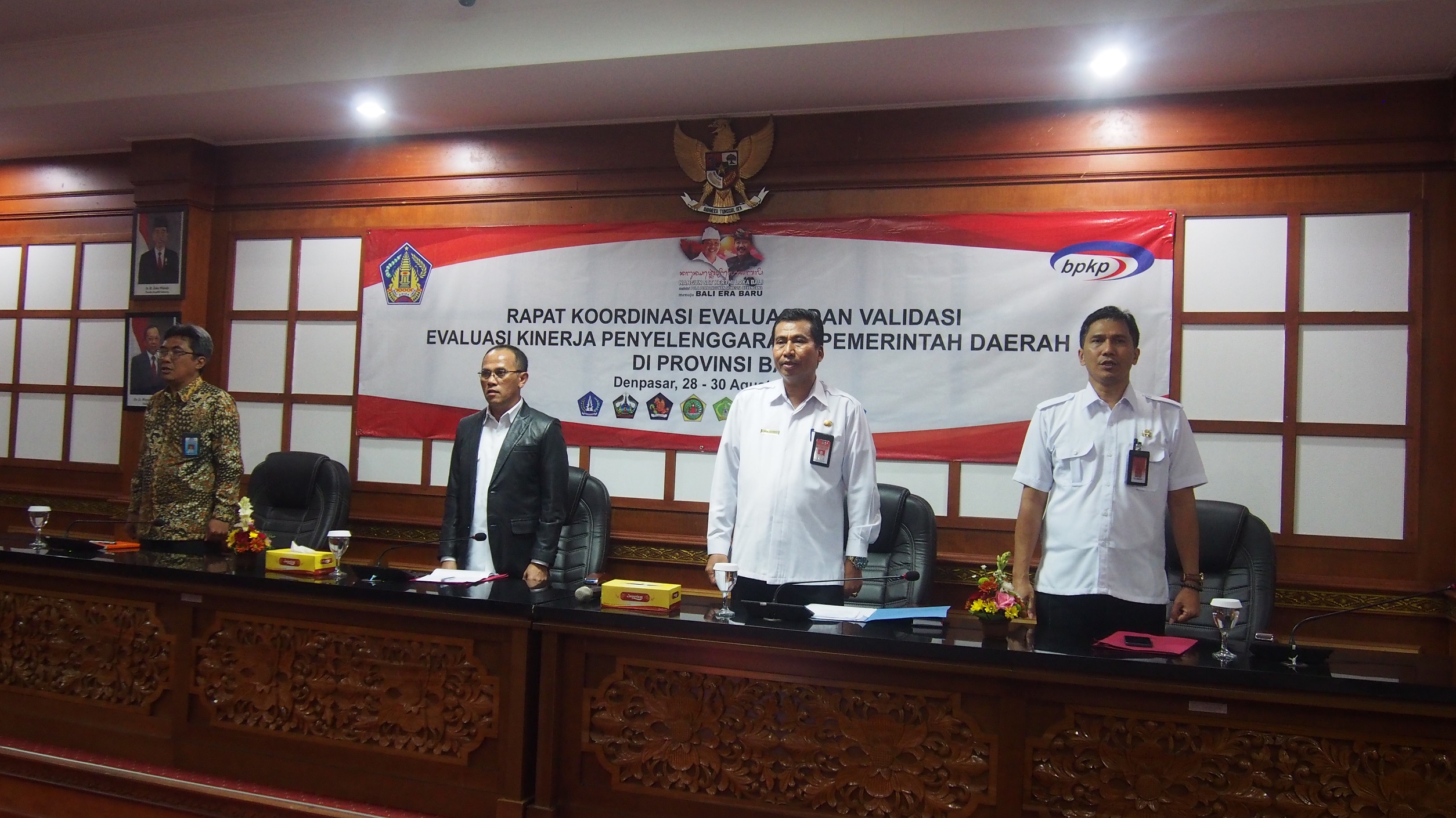 Rapat Koordinasi Evaluasi dan Validasi Evaluasi Kinerja Penyelenggaraan Pemerintah Daerah di Provinsi Bali.