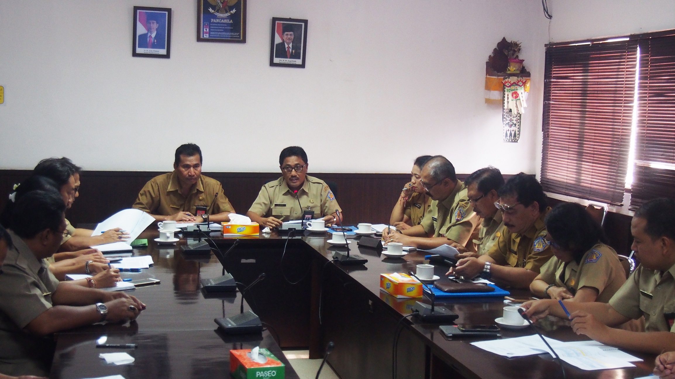 Membahas Progres Kinerja Inspektorat Provinsi Bali sampai dengan bulan September Tahun 2019