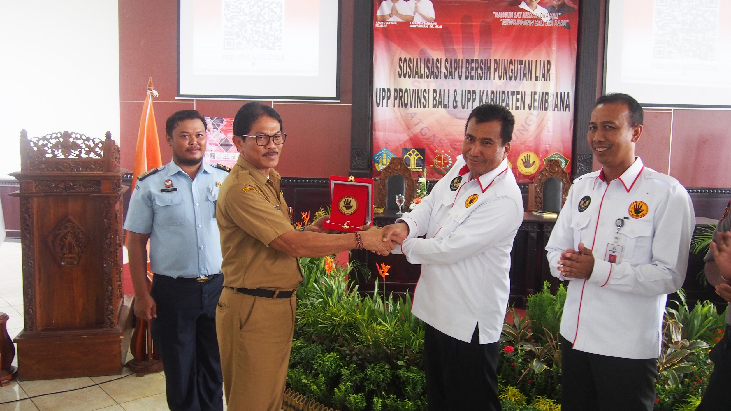 Sosialisasi Sapu Bersih Pungutan Liar UPP Provinsi Bali di Kabupaten Jembrana