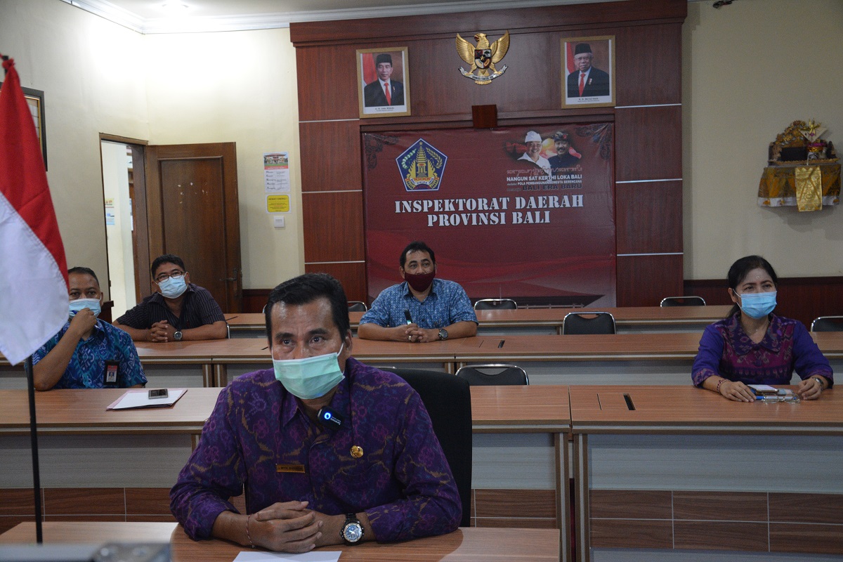 Entry Meeting Pemeriksaan Terinci  PDTT atas Penanggulangan Pandemi Covid-19 BPK RI pada Pemprov Bali dan entry meeting Pemeriksaan Terinci Kinerja Bidang Kesehatan
