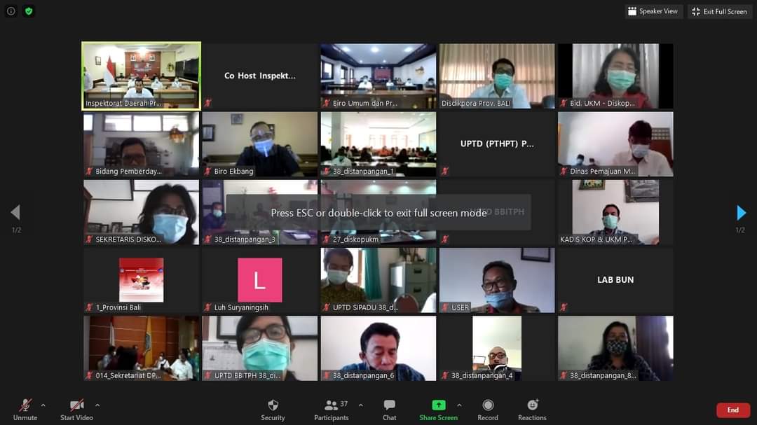 Entry Meeting secara daring
