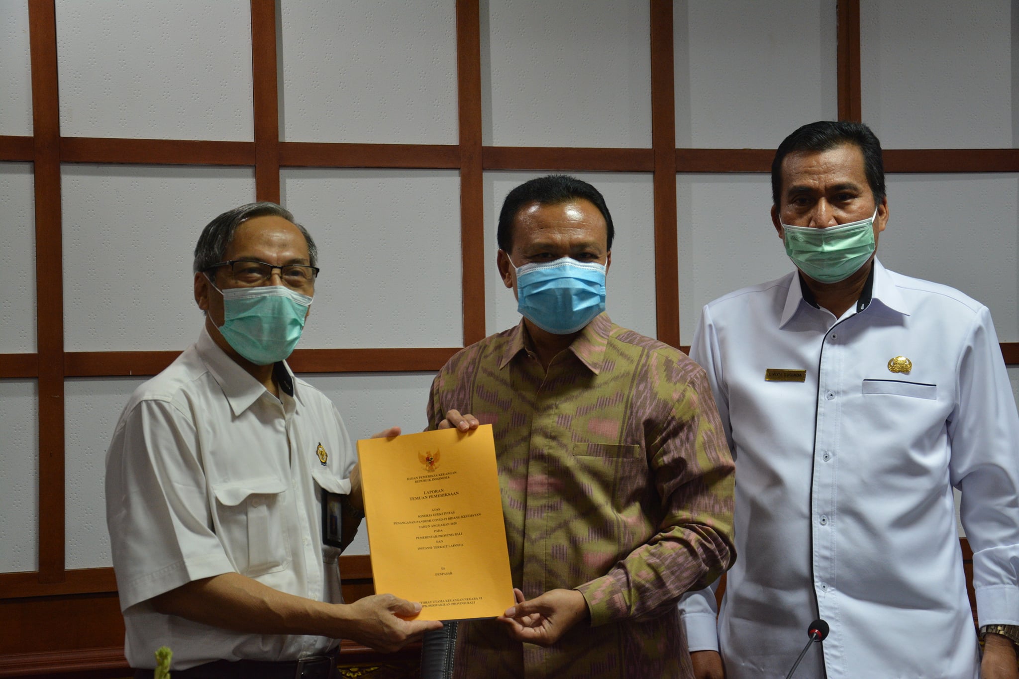 Exit Meeting Pemeriksaan BPK RI Perwakilan Provinsi Bali
