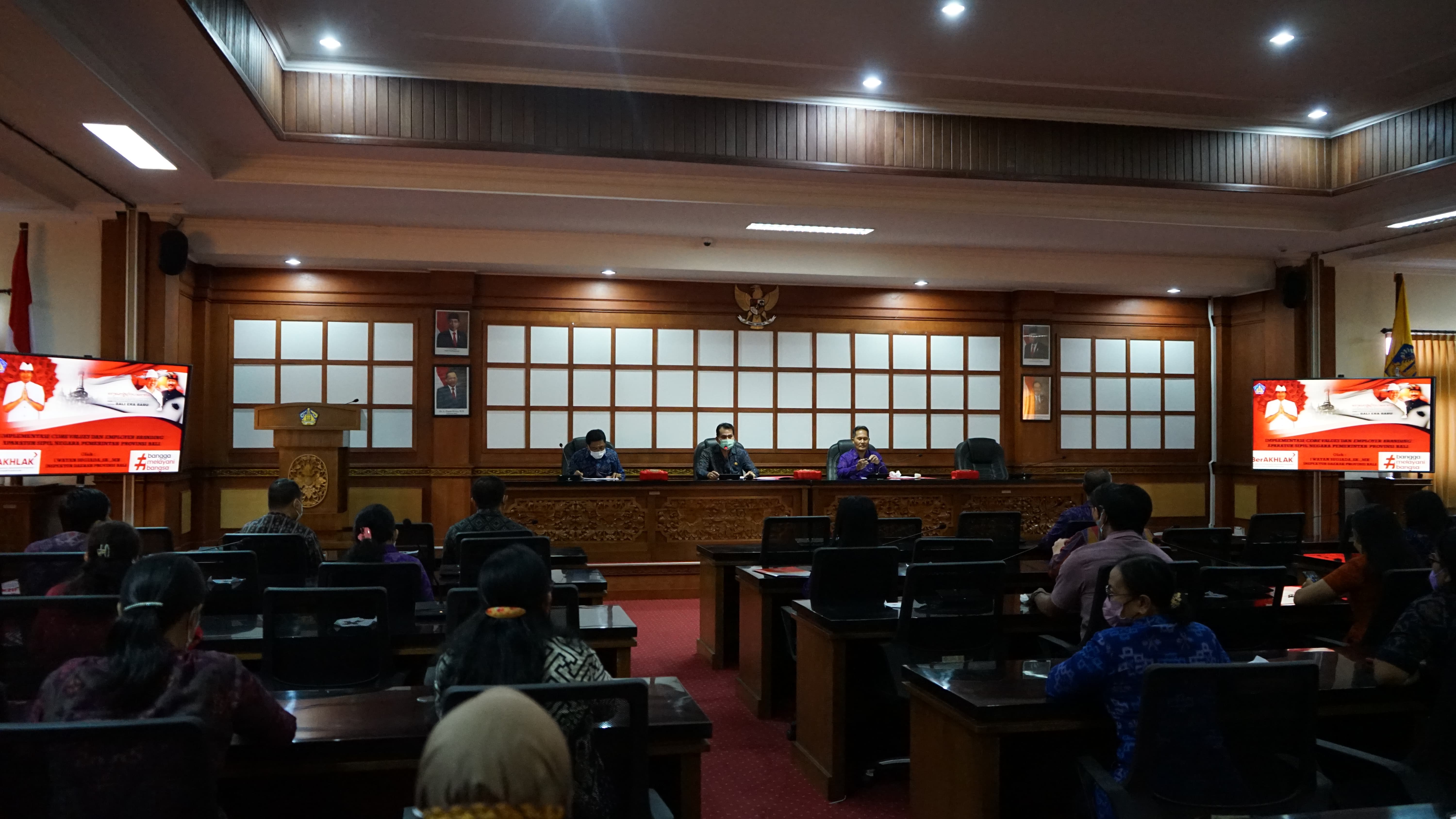 Sosialisasi Implementasi Core Values dan Employer Branding ASN Pemprov. Bali di Lingkungan Inspektorat Daerah Provinsi Bali