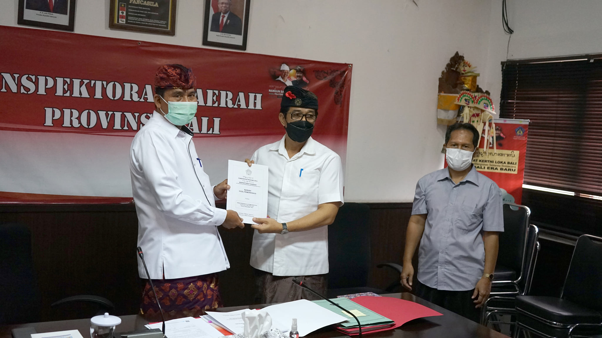 Penyerahan Naskah Hasil Pemeriksaan Reguler
