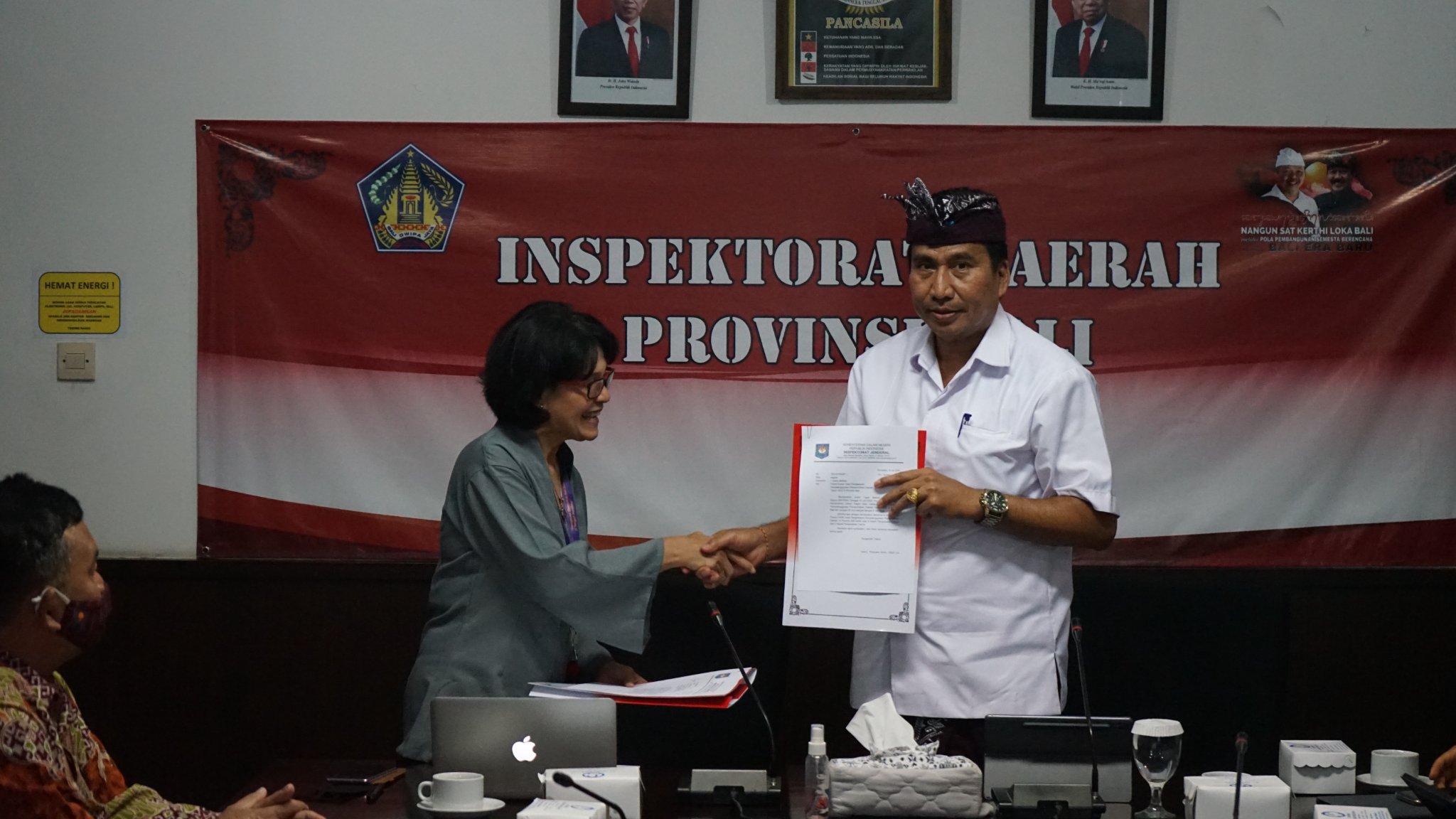 Exit Meeting dan penyampaian draft temuan hasil pengawasan Inspektorat Jenderal Kementerian Dalam Negeri Tahun 2022