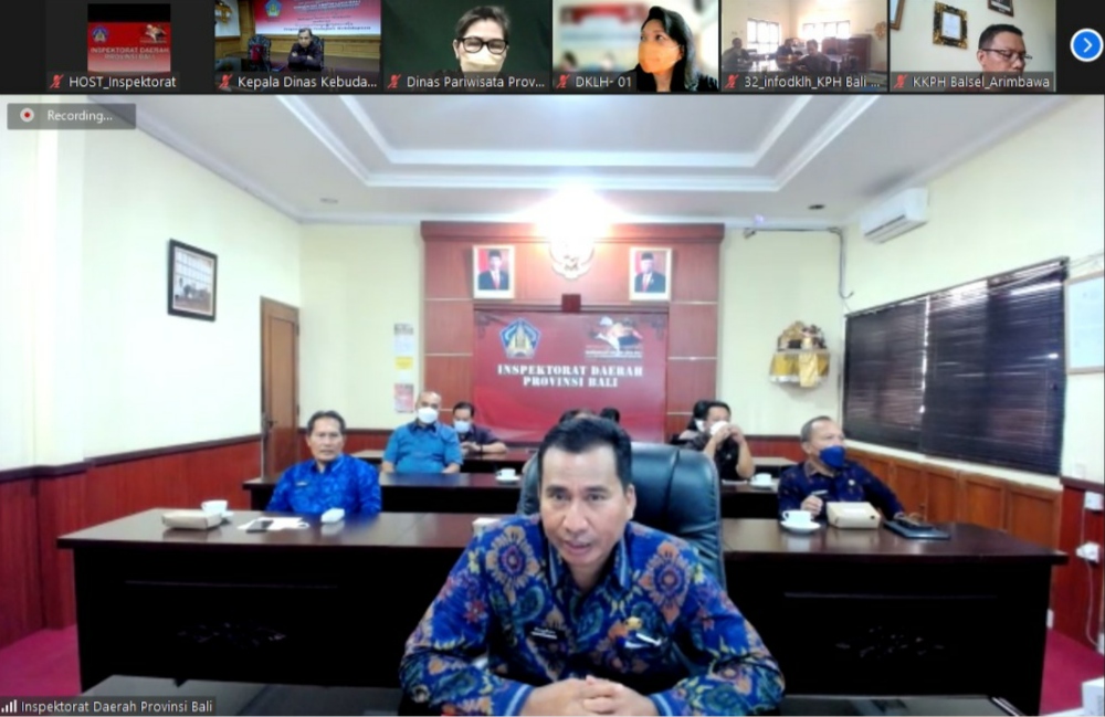 Entry Meeting Audit Kinerja Secara Daring