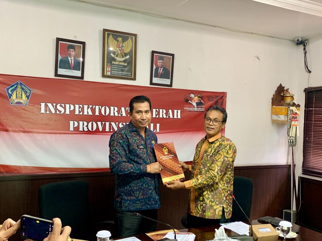 Entry Meeting Pemeriksaan Pendahuluan Kinerja Atas Pelaksanaan Strategi Nasional Pencegahan Korupsi (STRANAS PK) Tahun Anggaran 2019 s.d 2021 Pada Pemerintah Provinsi Bali