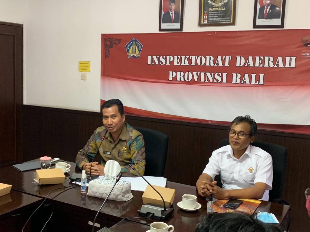 Exit Meeting Pemeriksaan Pendahuluan Kinerja Atas Pelaksanaan Strategi Nasional Pencegahan Korupsi (Stranas PK) Tahun Anggaran 2019 s.d 2021 pada Pemerintah Provinsi Bali