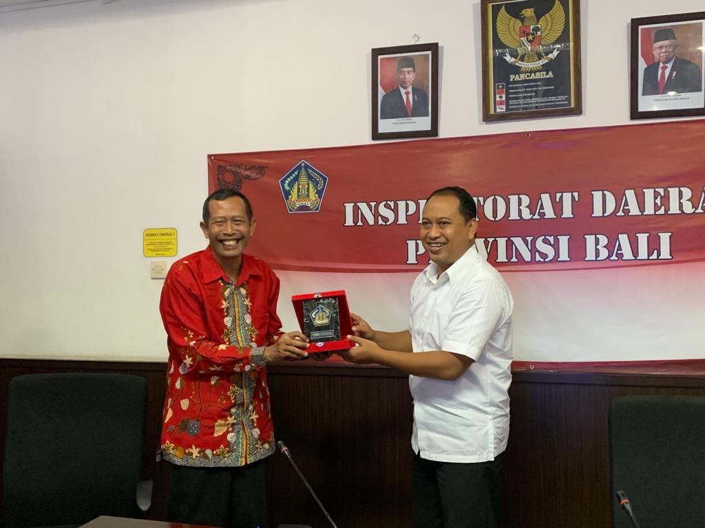 Inspektorat Kabupaten Kediri melaksanakan Studi Tiru Implementasi Monitoring Centre for Prevention (MCP)