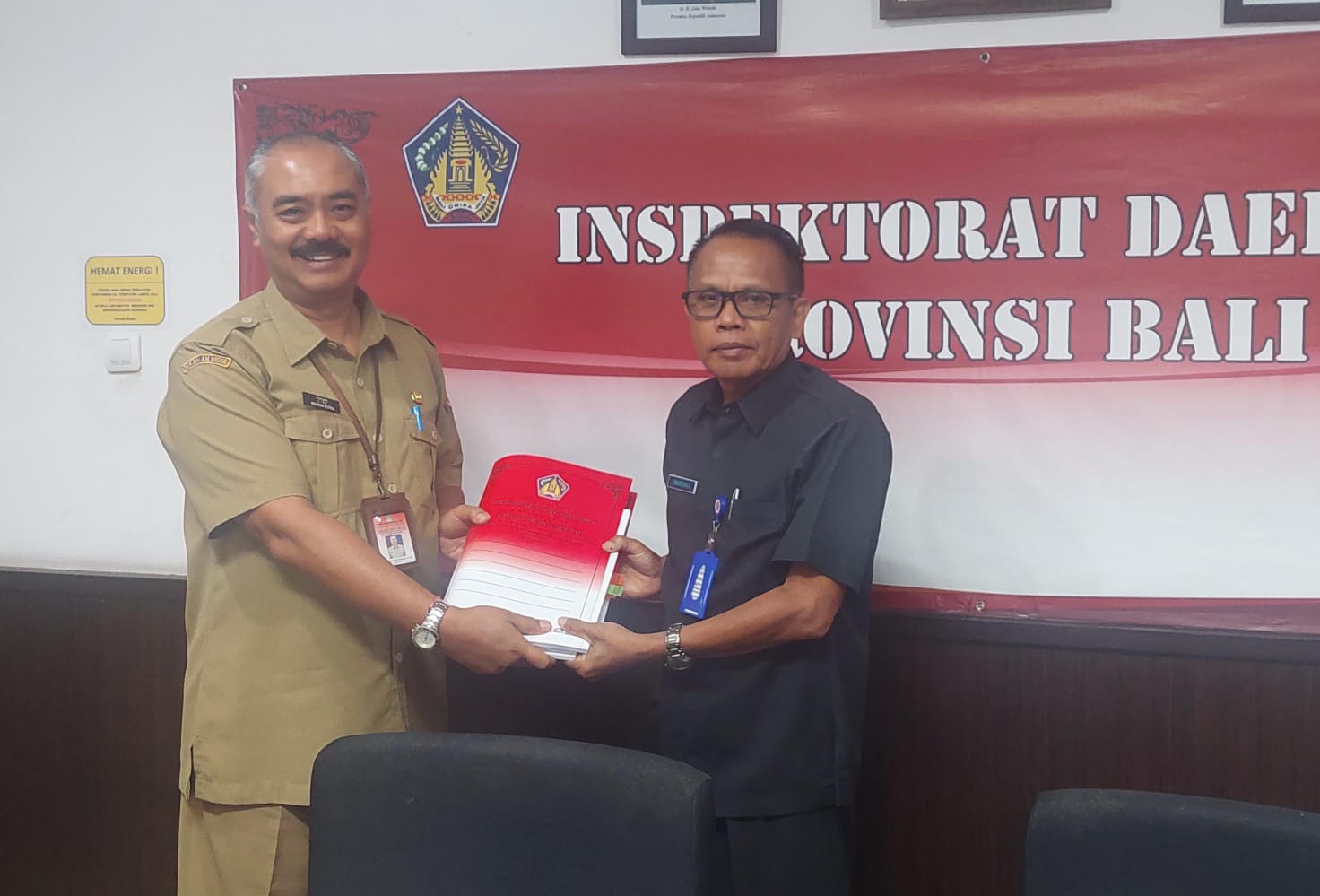 Penyerahan NHP Pengawasan Umum dan Teknis