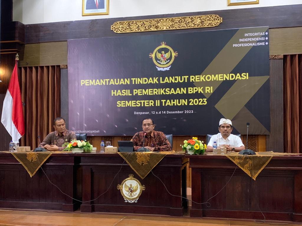 Pemantauan Tindak Lanjut Rekomendasi Hasil Pemeriksaan BPK Semester II Tahun 2023