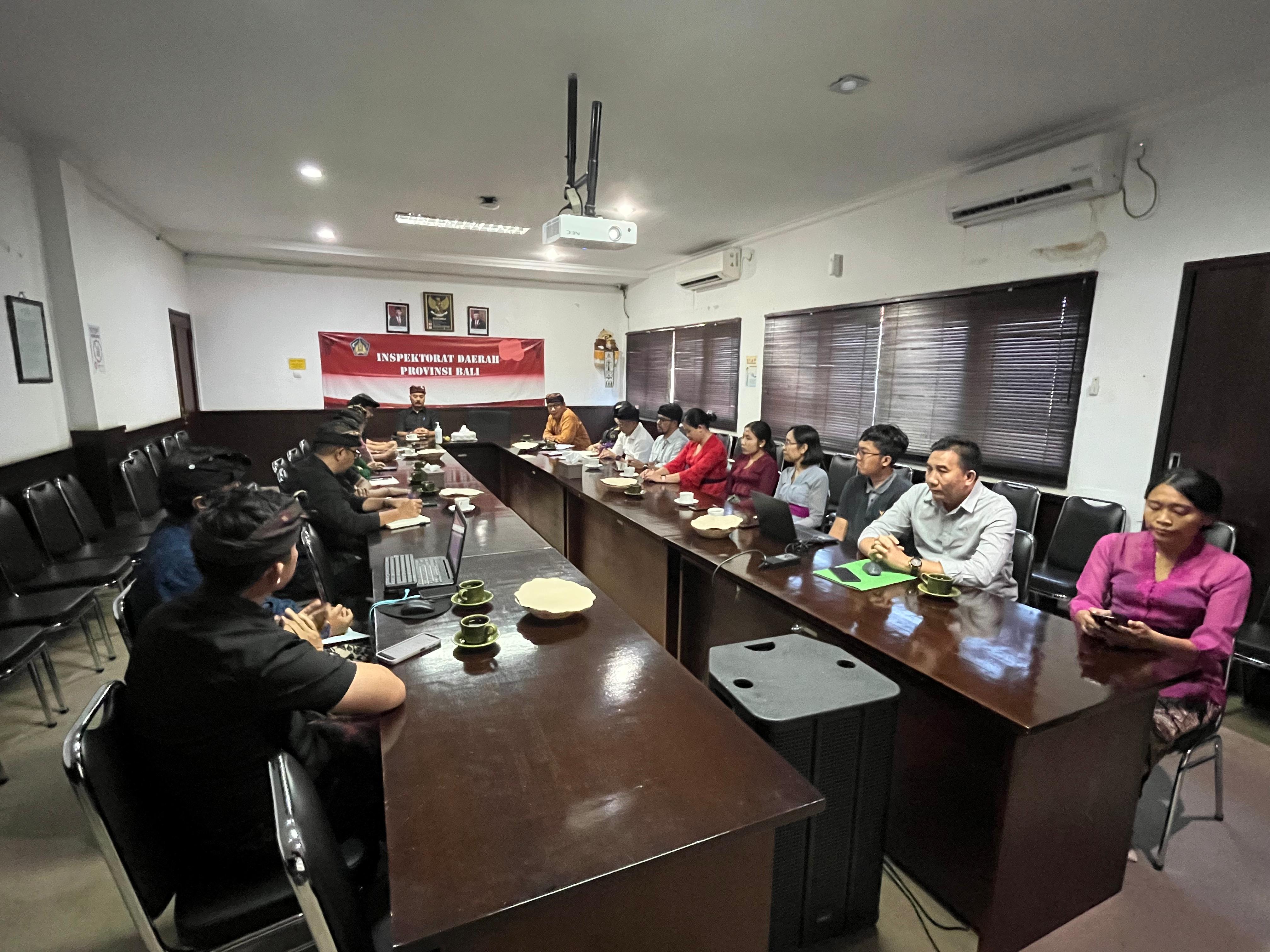 Probity Audit Terhadap Pembangunan Unit Sekolah Baru  (USB) SMAN 2 Gianyar