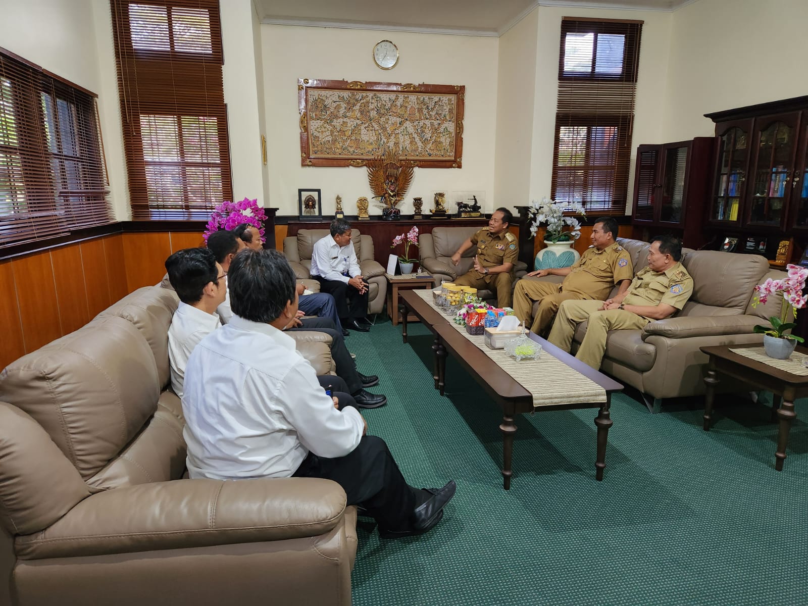 Mendampingi PJ. Gubernur Bali dalam kegiatan kunjungan ke BPKP Perwakilan Bali