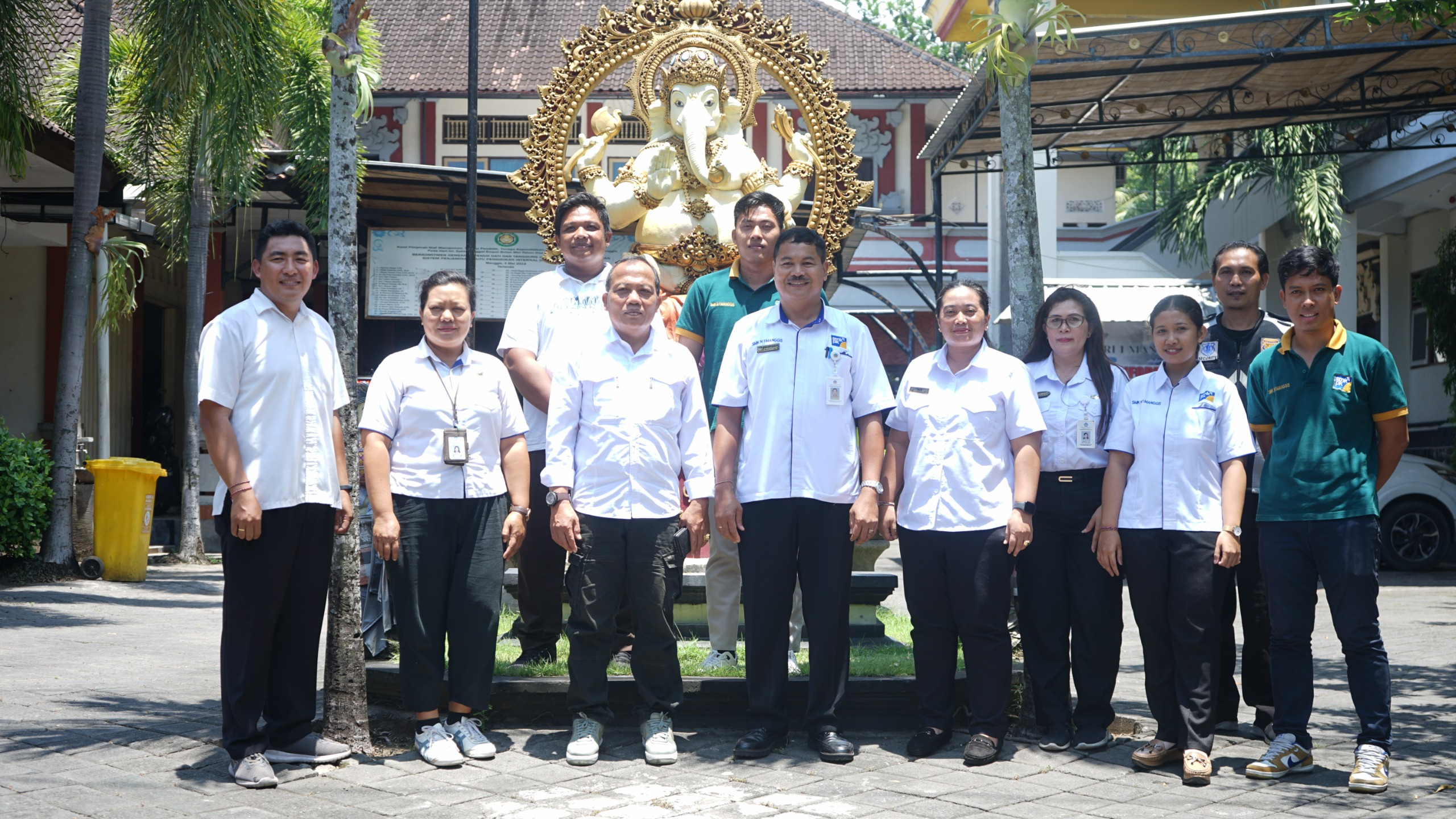 Cek Fisik terkait Pengawasan Dana Bantuan Operasional Sekolah (BOS) pada SMKN 1 Manggis & SMAN 1 Manggis