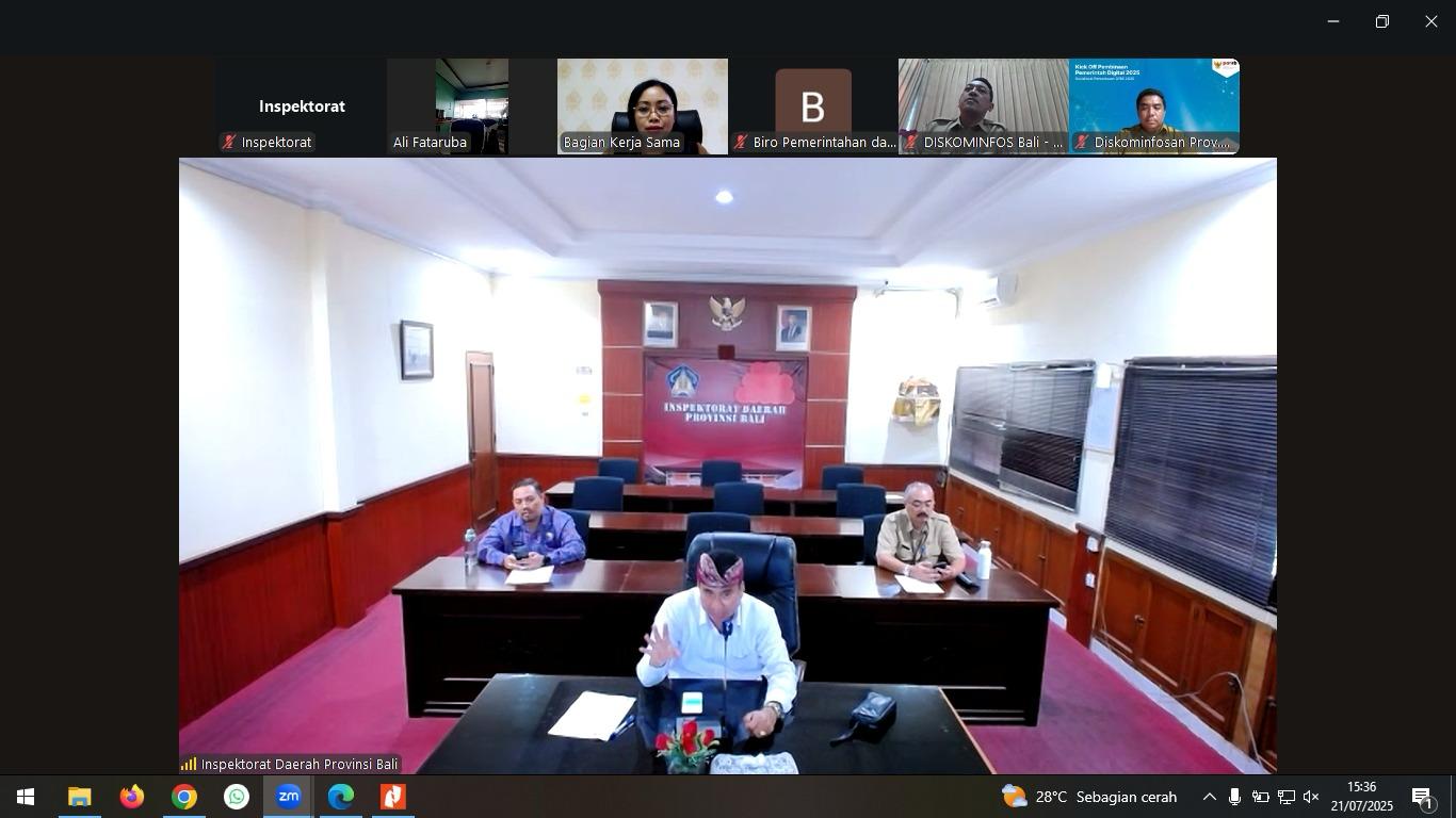 Rapat Koordinasi Rencana Kerjasama antara Pemerintah Provinsi Maluku Utara dengan Pemerintah Provinsi Bali