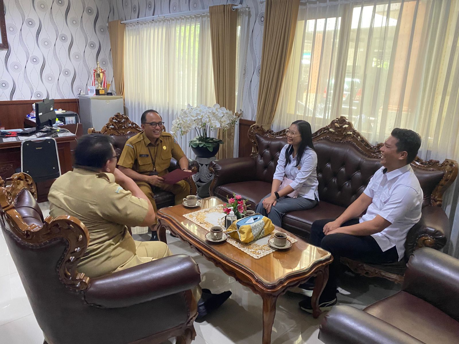 Menerima Kunjungan BPK RI Perwakilan Provinsi Bali