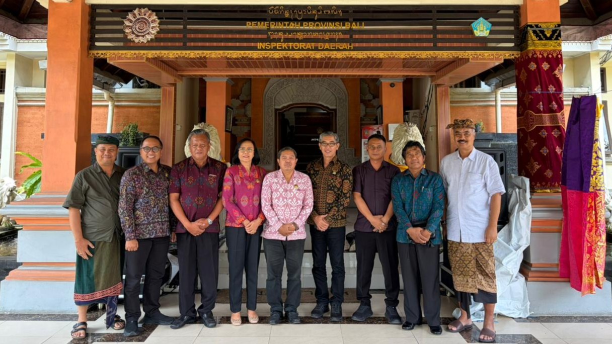 Audiensi Komisi Informasi Provinsi Bali dengan Inspektorat Daerah Provinsi Bali