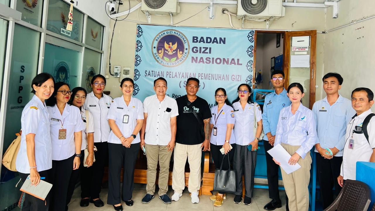 Melaksanakan Monitoring dan Evaluasi Program Makanan Bergizi Gratis (MBG) pada SPPG Banyuning, Kabupaten Buleleng