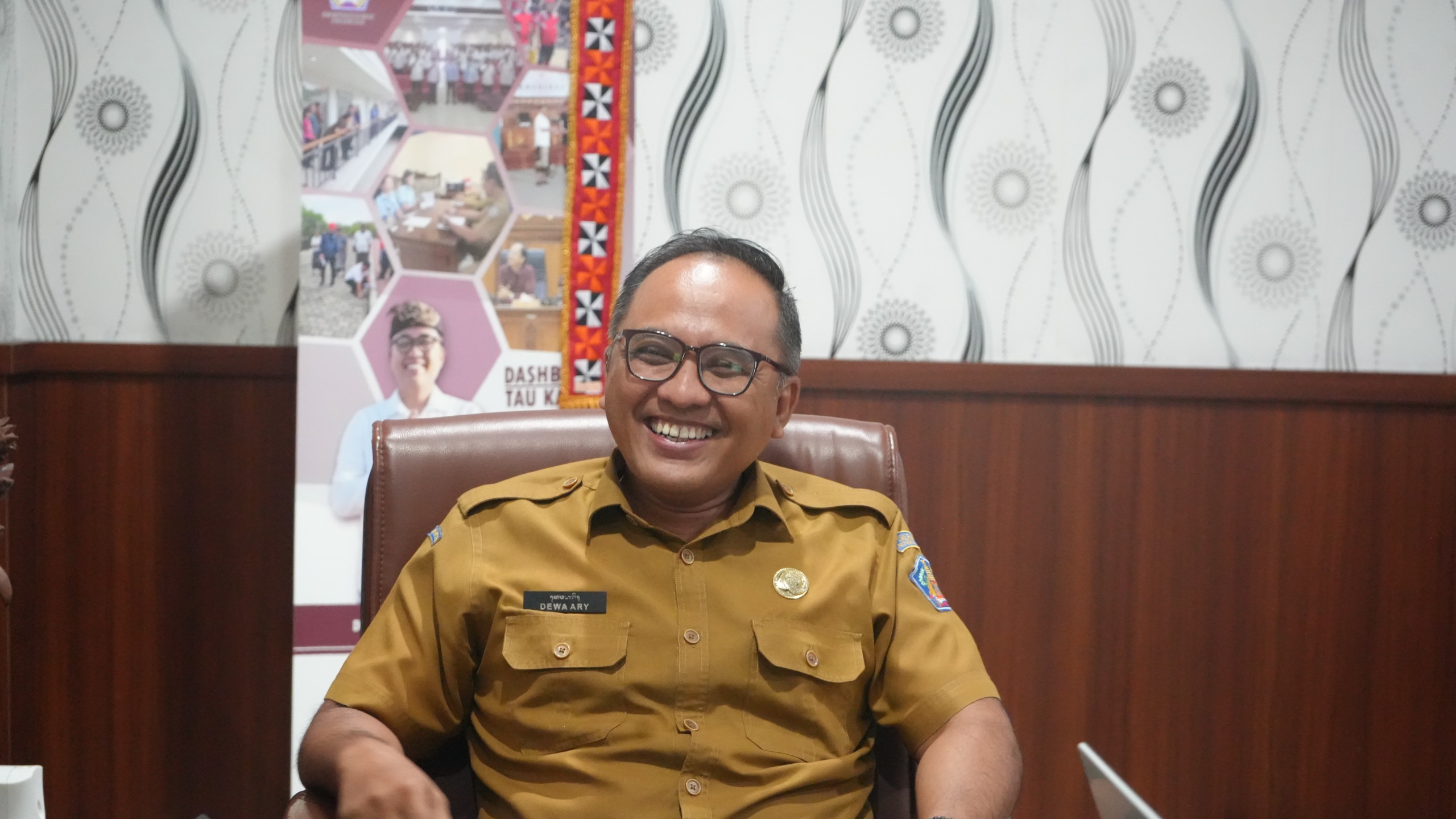 Menerima kunjungan Tim ANEV Inspektorat Jenderal Kementerian Dalam Negeri