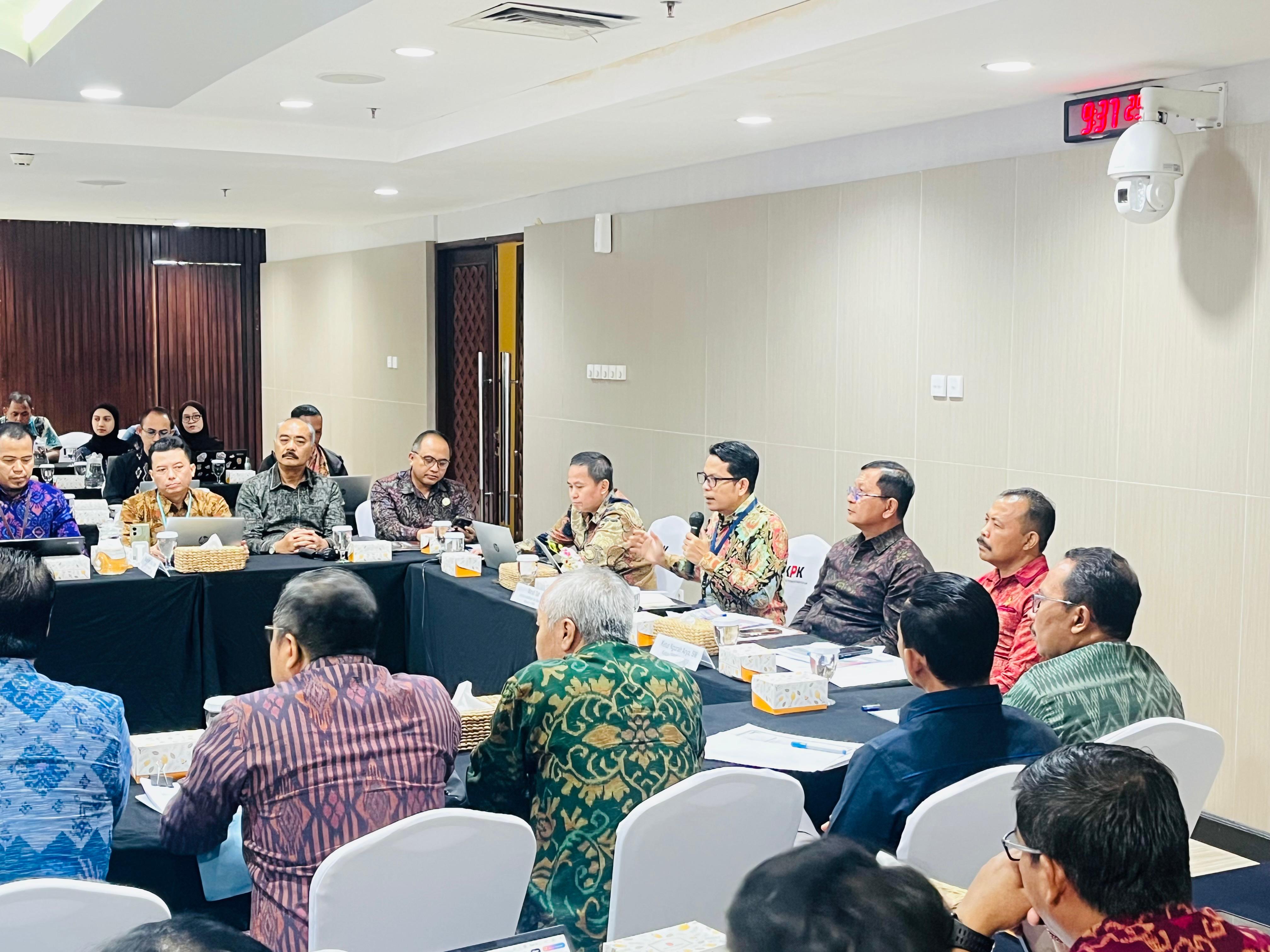 Rapat terkait Pemantauan dan Evaluasi Perbaikan Tata Kelola Pemerintah Daerah