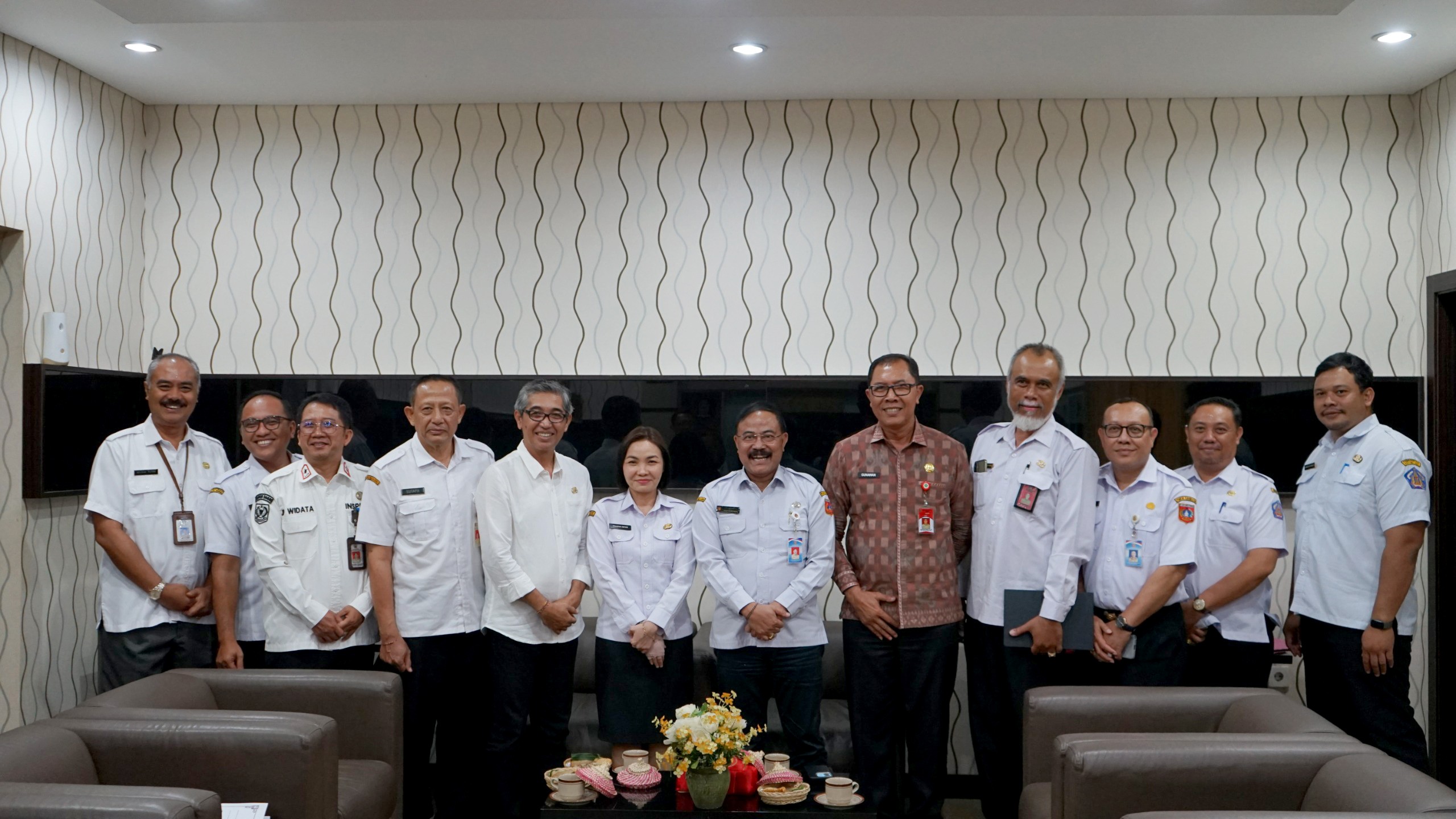 Penyerahan Naskah Hasil Pengawasan (NHP) pada Pemerintah Kabupaten Karangasem, Kabupaten Badung, Kabupaten Tabanan dan Kabupaten Bangli