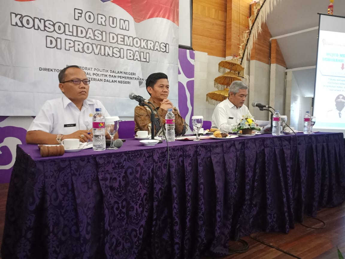FORUM KONSOLIDASI DEMOKRASI DI PROVINSI BALI